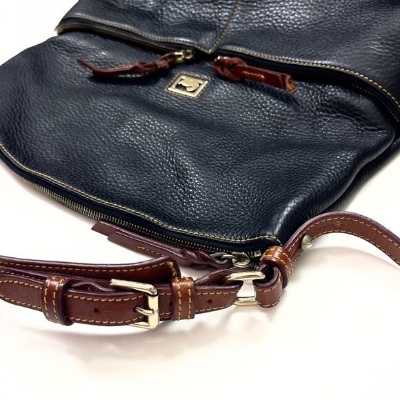 Dooney & Bourke Pebbled Leather Satchel - Picture 6 of 15
